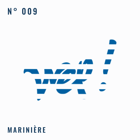 Logo Wep! N° 009 — Marinière, logo animé à collectionner