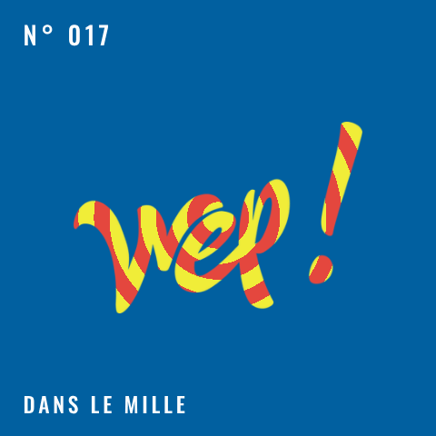 Logo Wep! N° 017 — Dans le mille, logo animé à collectionner